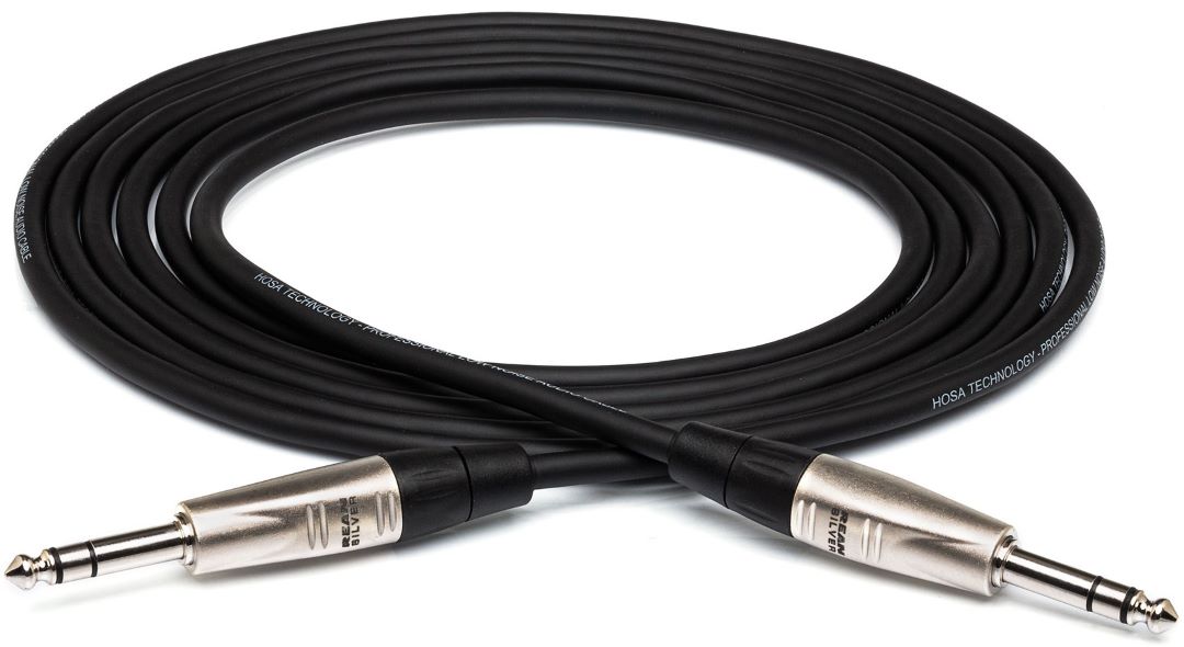 Hosa HSS-020 Pro Balanced Interconnect Cable - REAN 1/4" TRS (20ft)