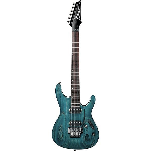 Ibanez S520AH Standard Electric Guitar - Cosmic Blue Stained Flat