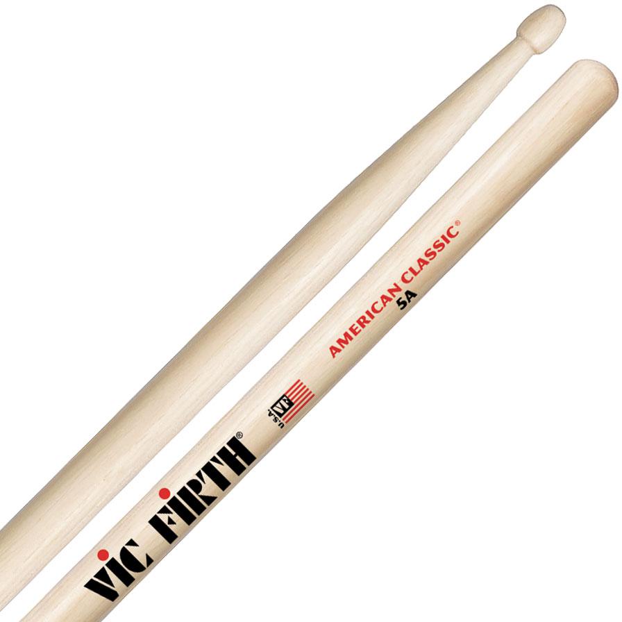 Vic Firth 5B American Classic Wood-Tip Drum Sticks