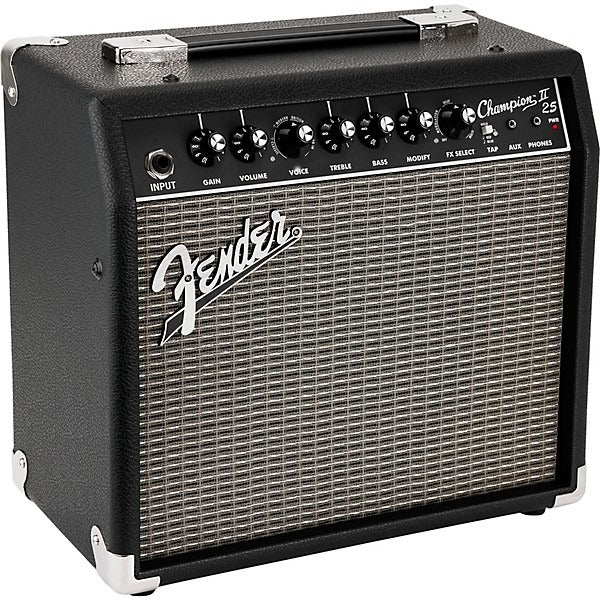 Fender Champion II 25 Combo Guitar Amplifier - Black