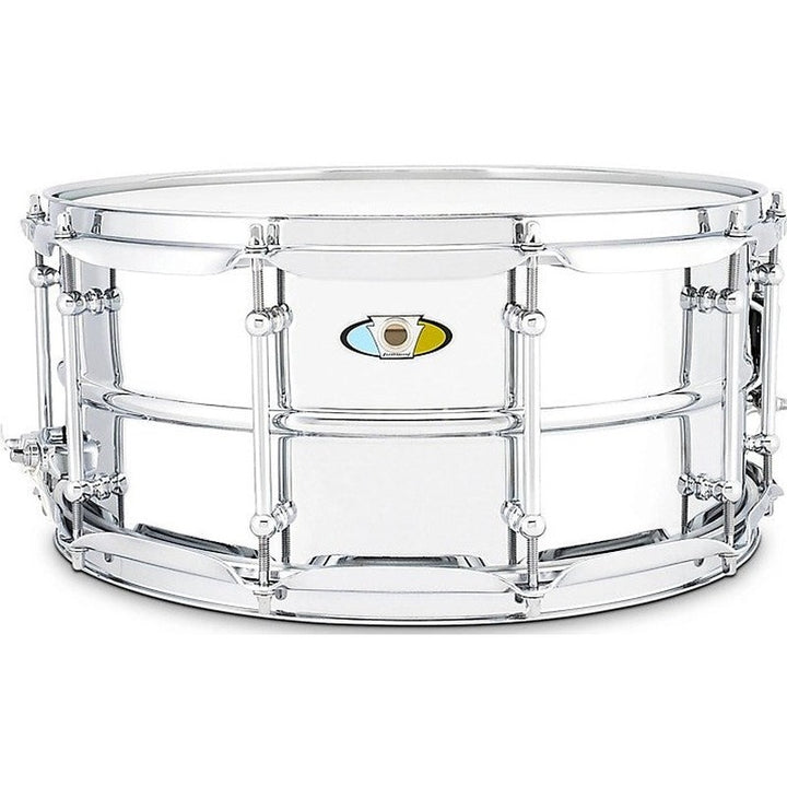 Ludwig LU6514SL Supralite Steel Snare Drum - 6.5" x 14"