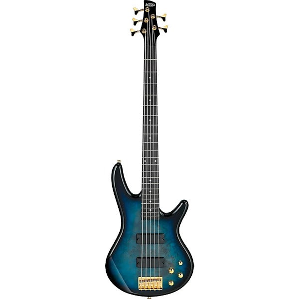 Ibanez Gio 5-String Electric Bass Guitar - Transparent Marine Burst