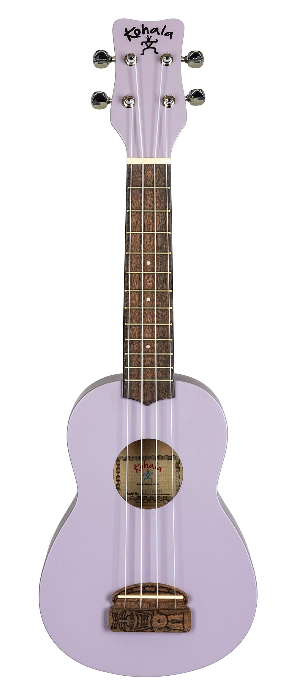 Kohala KT-SPU 'Tiki Series' Soprano Ukulele - Purple 4