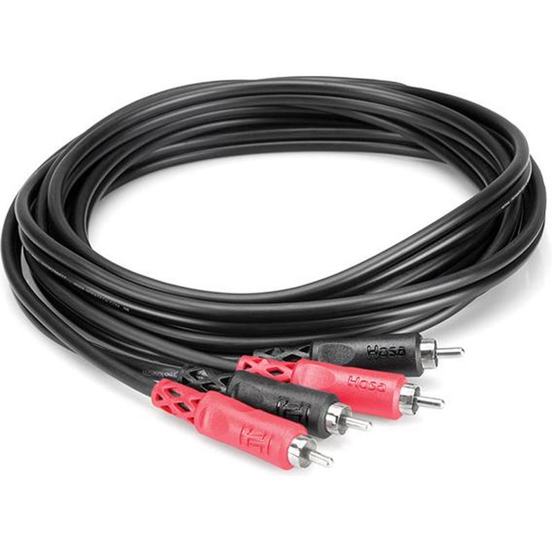Hosa CRA206 RCA (Male) - RCA (Male) Dual Cable 20'