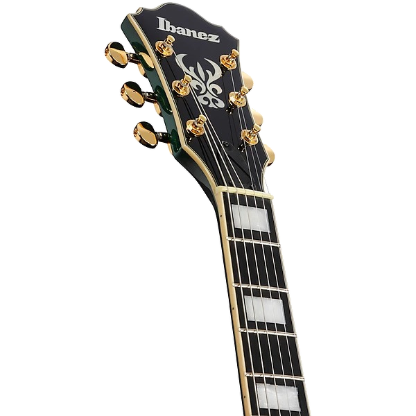 Ibanez Artcore Expressionist AS93FM Semi-hollow Electric Guitar - Transparent Moss Green 4