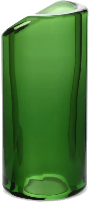 The Rock Slide Green Glass Guitar Slide - Medium