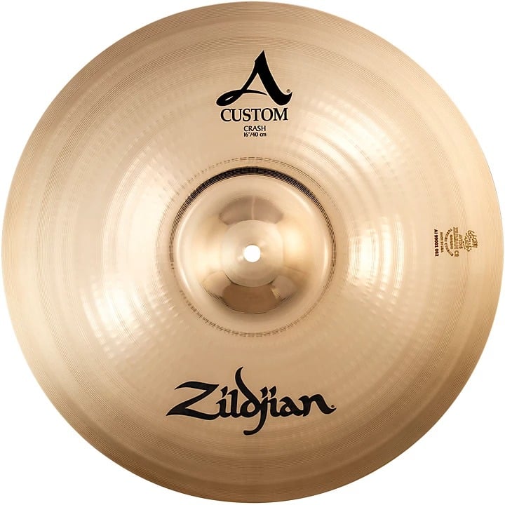 Zildjian A Custom 16\" Crash Cymbal - Brilliant Finish 4
