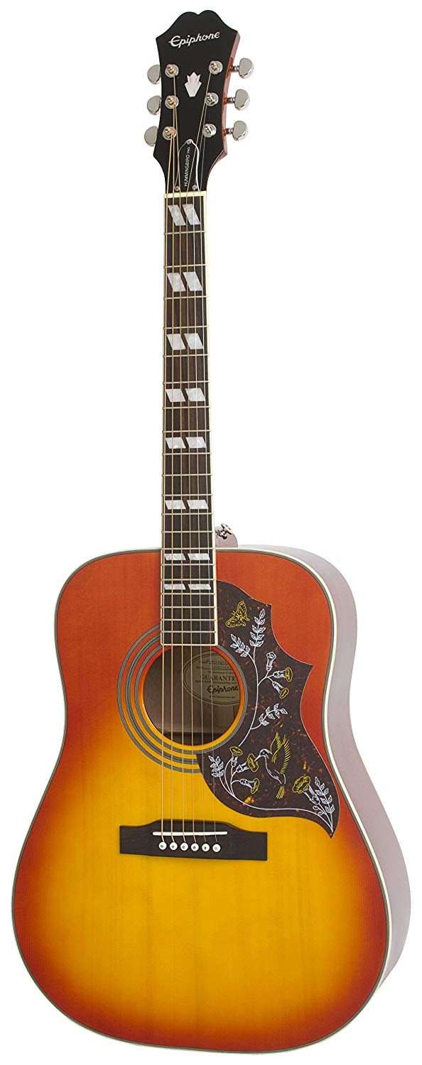 Epiphone Hummingbird Studio Acoustic-Electric Guitar - Heritage Cherry 3