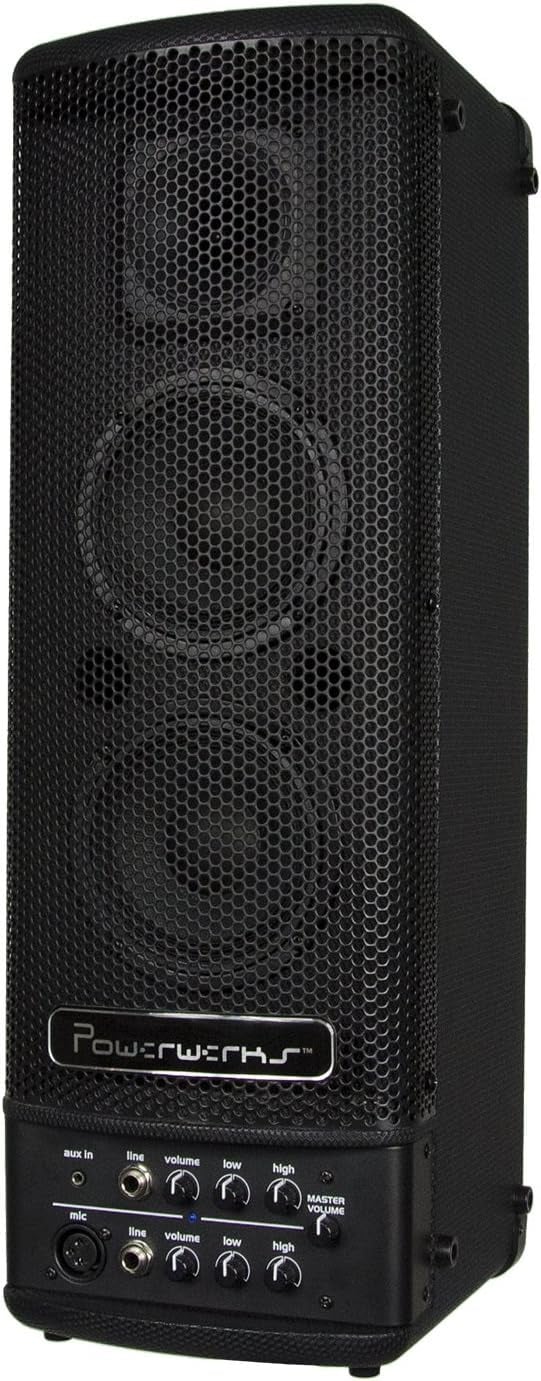 Powerwerks PW40BATBT Battery-Powered 40 Watt Portable PA - With Bluetooth 4
