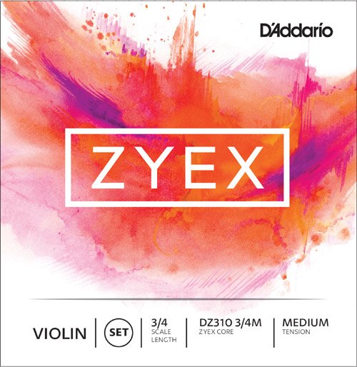 D'Addario DZ310 3/4-Size ZYEX Violin Pack (3/4 Medium)