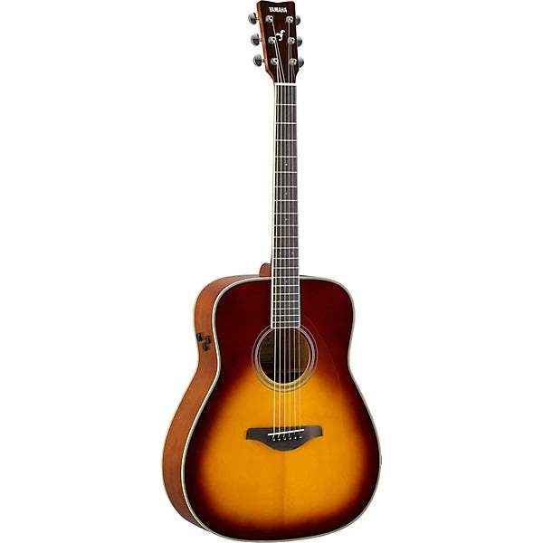 Yamaha FG-TA TransAcoustic Dreadnought Acoustic Electric Guitar - Brown Sunburst