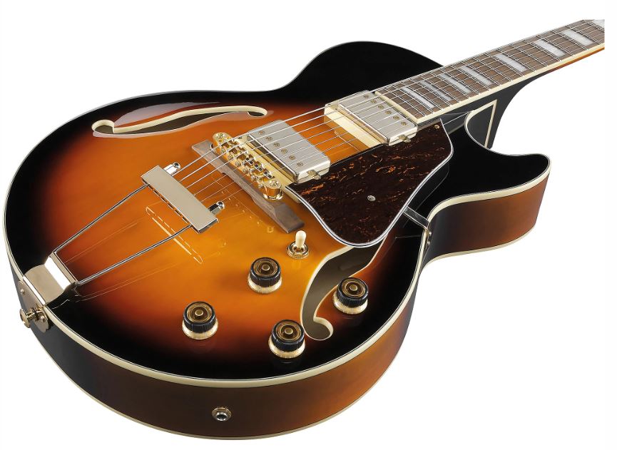 Ibanez AG75GBS Hollowbody Electric Guitar (Brown Sunburst) - No Case 4