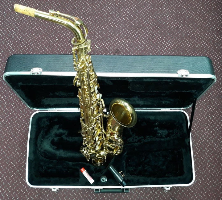 Used Palatino WI-819A Eb Alto Saxophone - With Case and Mouthpiece