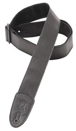 Levy M7GP-BLK 2\" Leather Guitar Strap