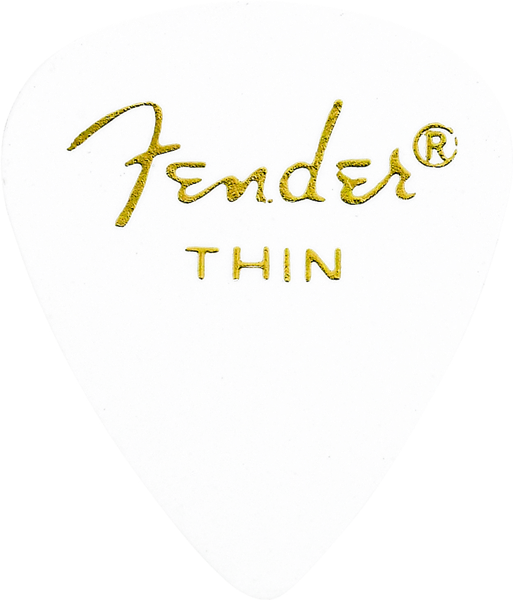 Fender Classic Celluloid Pickpack White Thin