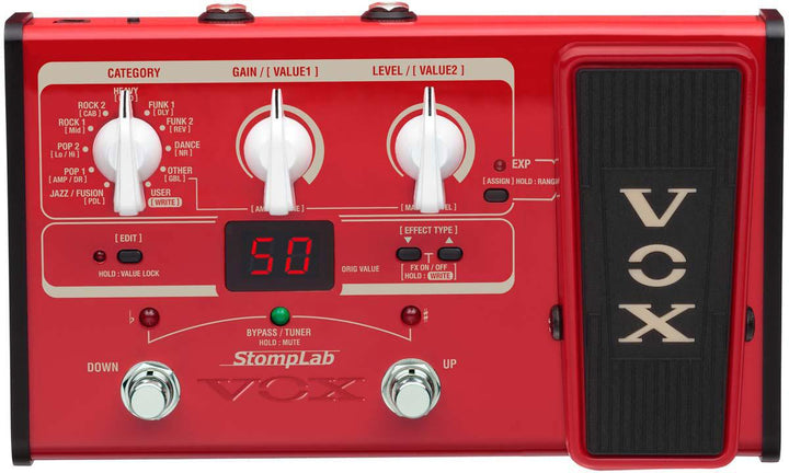 Vox StompLab IIB Bass Modeling Effects Processor
