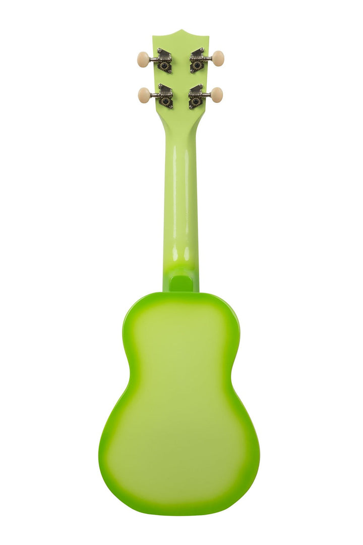 Kala Makala 'Dolphin' Soprano Ukulele - Green Burst 5