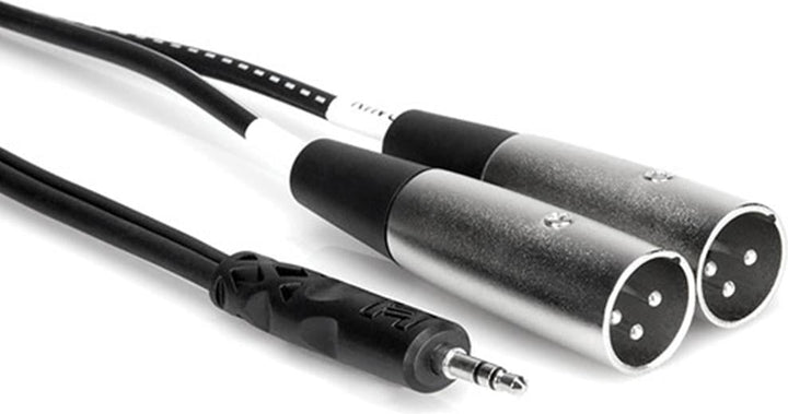 Hosa CYX403M 3.5mm (Stereo) - (2) XLR (Female) Dual 9.9' 2