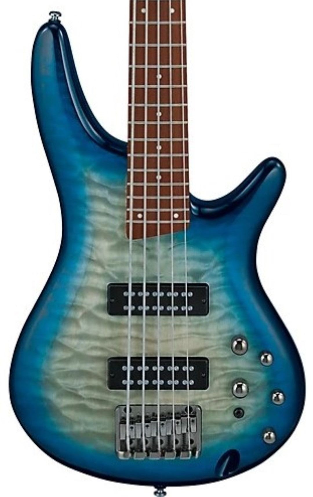 Ibanez SR405EQMSCB SR Standard 5-String Electric Bass - Stained Cosmic Blue Starburst