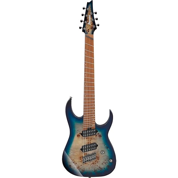 Ibanez RGMS7PB Multi Scale 7 String Electric Guitar - Cosmic Blue Starburst 4