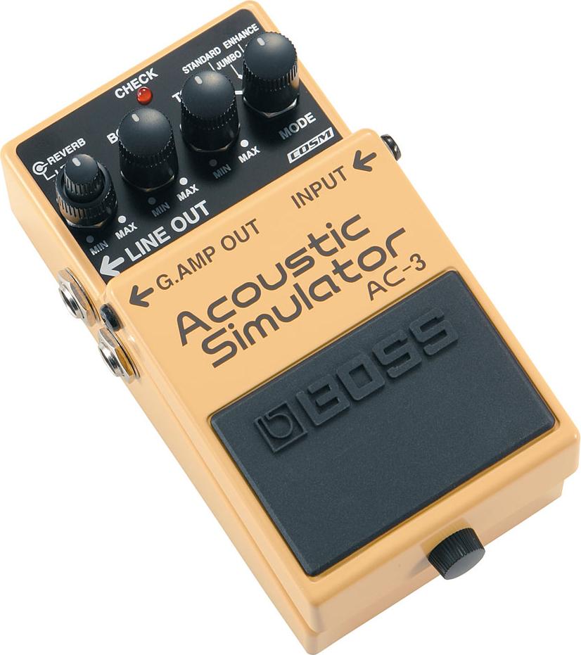 Boss Acou Boss AC-3 Acoustic Simulator Pedal | BOSS – MusiciansBuy.com