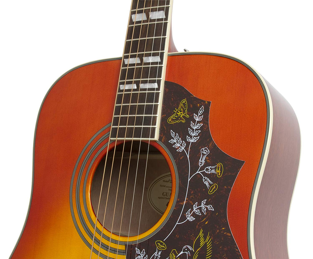 Epiphone Hummingbird Studio Acoustic-Electric Guitar - Heritage Cherry 5