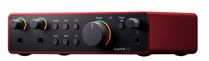 Focusrite Scarlett 2i2 4th Gen USB Audio Interface