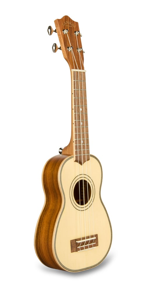 Lanikai SPST-S Solid Spruce-Top Soprano Ukulele with Gig Bag 4