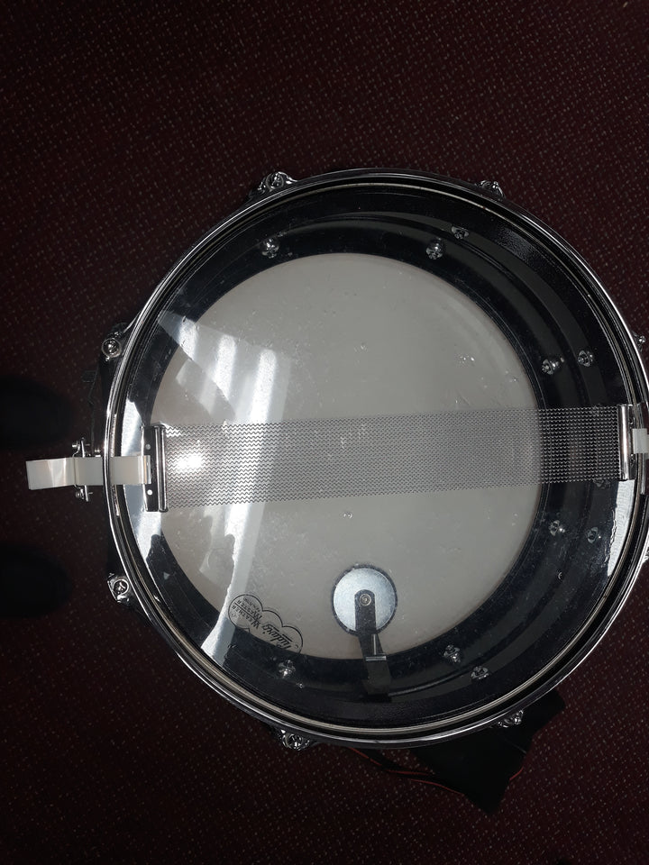 Used Ludwig LM404 Galaxy Snare Drum Kit - With Stand, Case, & Sticks
