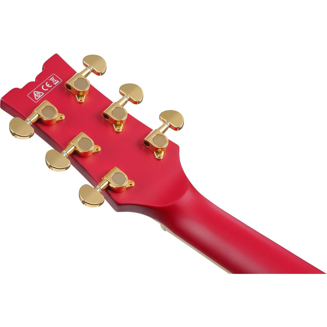Ibanez AMH90CRF Artcore Expressionist Electric Guitar (Cherry Red Flat) 7
