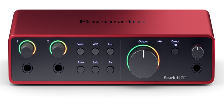 Focusrite Scarlett 2i2 Studio 4th Gen Recording Bundle