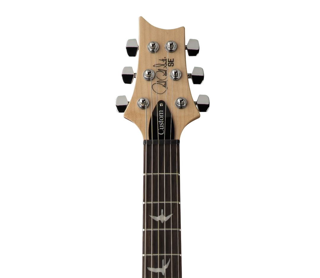 PRS 'Limited Edition' SE Custom 24 Burled Ash Electric Guitar - Lake Blue With Natural Back
