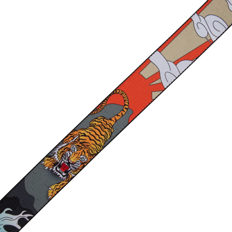 Levys MPD2-124 Polyester Guitar Strap - Tiger 3