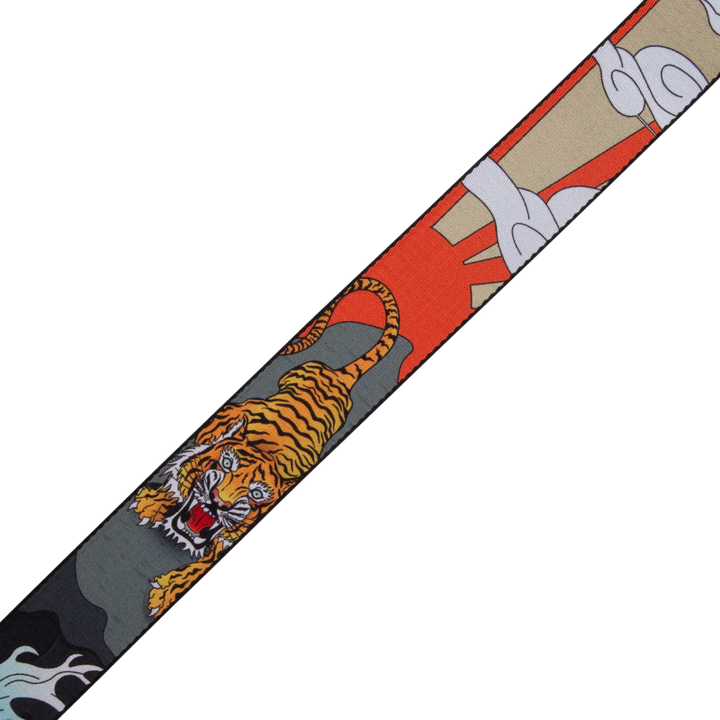 Levys MPD2-124 Polyester Guitar Strap - Tiger 3