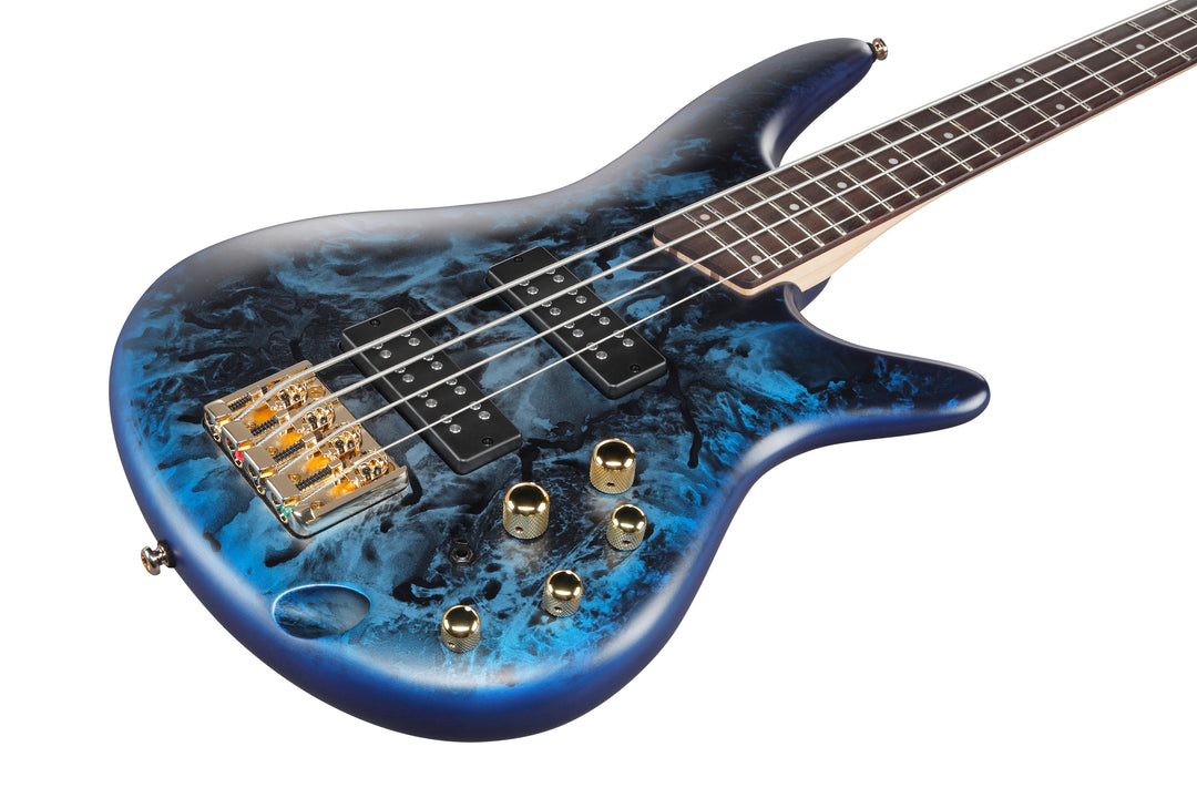 Ibanez SR300EDXCZM Standard Bass Guitar - Cosmic Blue Frozen Matte