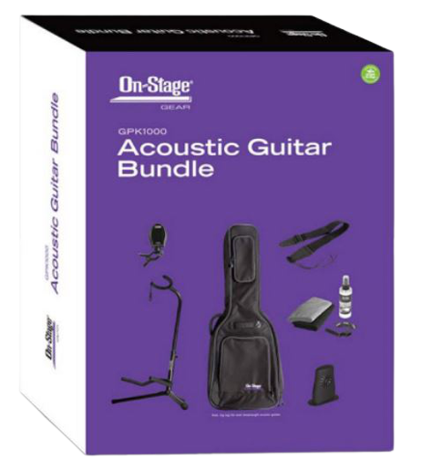 Onstage GPK1000 Acoustic Guitar Bundle