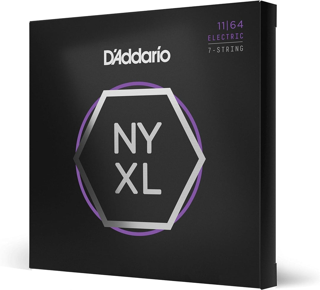 D'Addario NYXL1164 7-String Electric Guitar Strings - Medium (.11-.64) 3