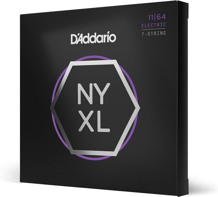 D'Addario NYXL1164 7-String Electric Guitar Strings - Medium (.11-.64) 3