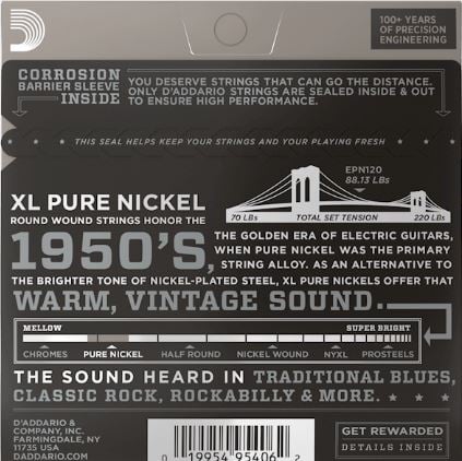 D'Addario EPN120 Super Light Electric Guitar Strings 9-41 2