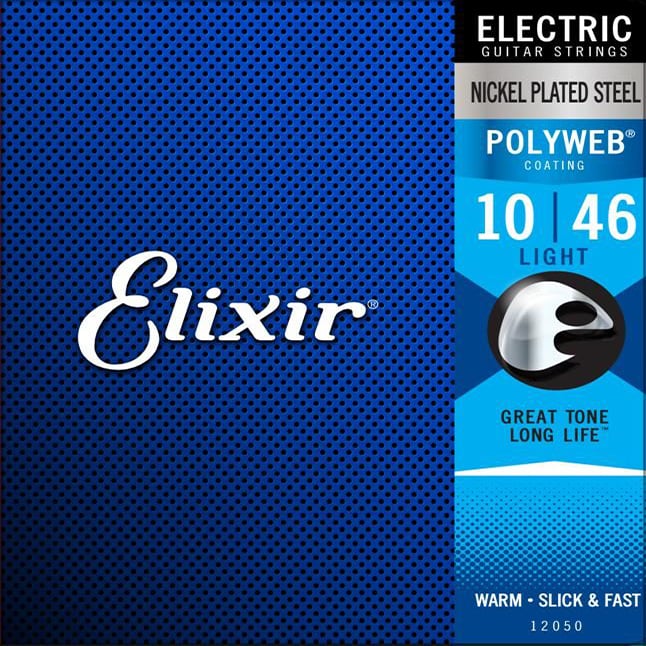 Elixir Anti-Rust Electric POLYWEB 6-String Set - Lt.