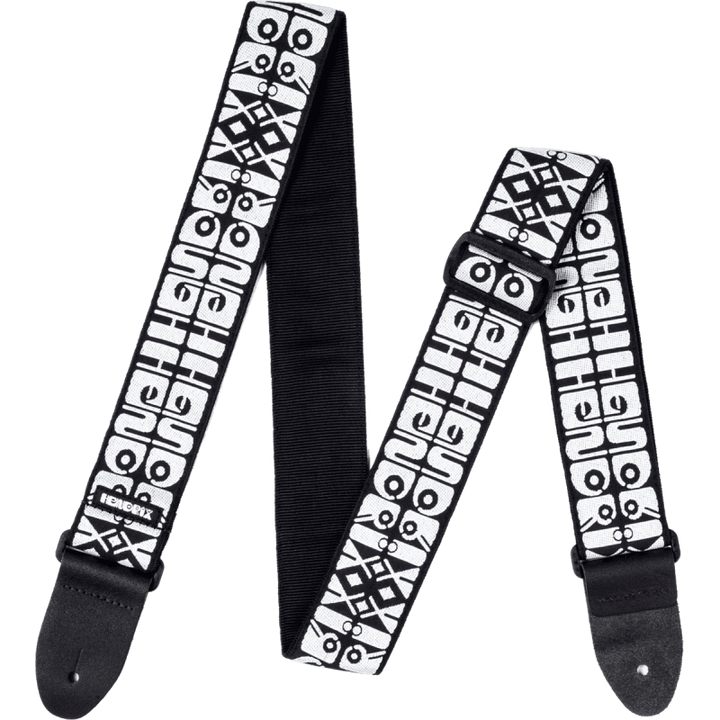 Dunlop JH05 Hendrix Logo Strap (Black & White)