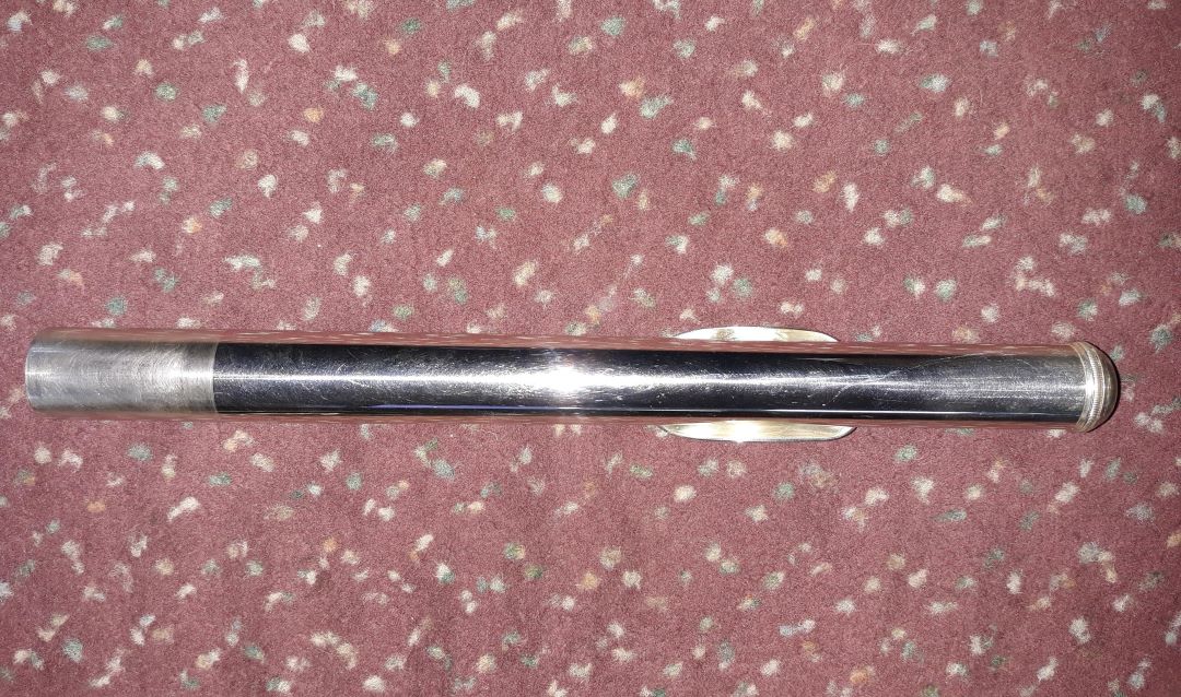 Used Yamaha YFL-481 Open Hole Flute - Sterling Silver With B-Foot