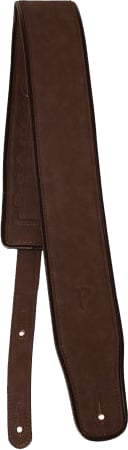 Perri's P30PIP-7167 3” Brown Piped Guitar Strap