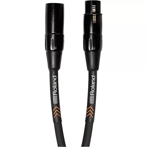 Roland RMC-B15 Black Series XLR Male to XLR Female - 15 Foot Microphone Cable