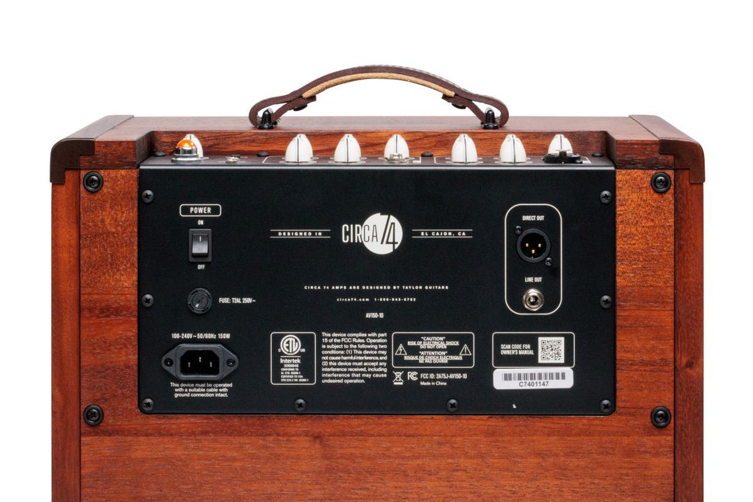 Taylor Circa74 Mahogany Acoustic and Vocal Amplifier with Stand 3