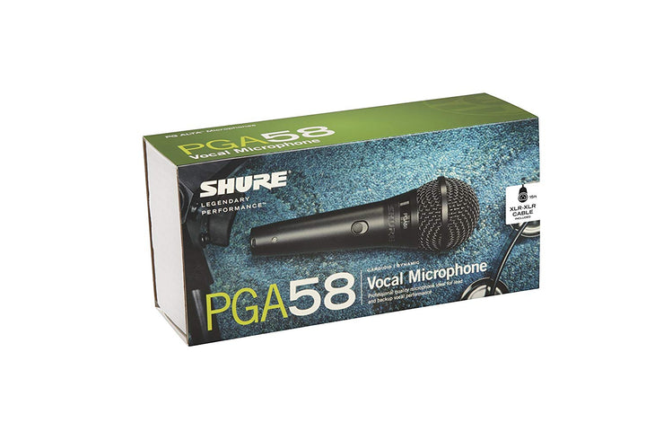 Shure PGA58XLR Alta Performance Mic XLR With Cable