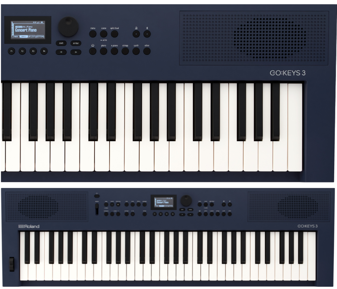 Roland GO:KEYS 3-MU Music Creation Keyboard - Midnight Blue