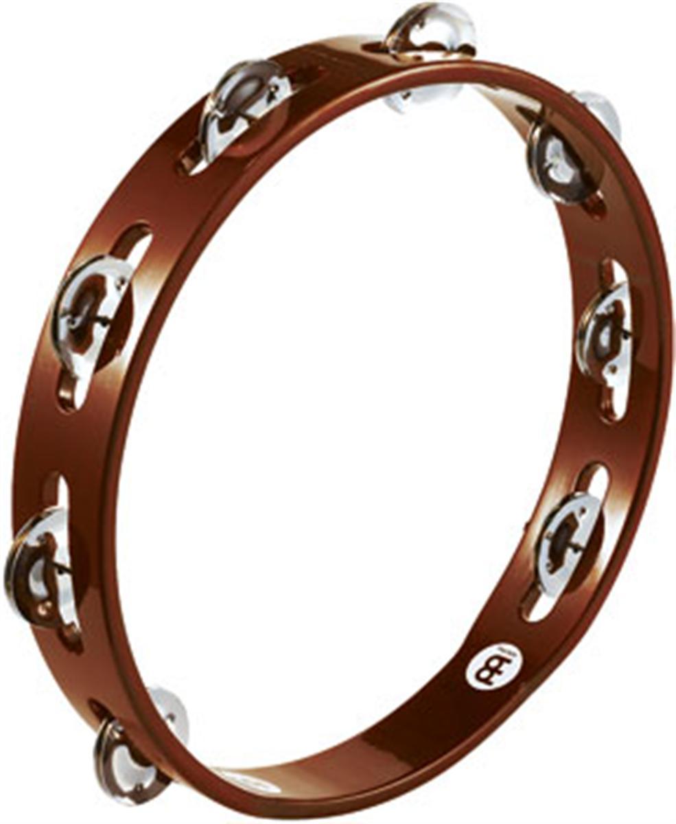 Meinl TA1AB Single Row Wooden Tambourine Steel