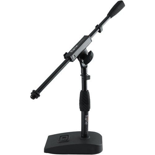 Gator Frameworks Bass Drum and Amp Mic Stand with Single Section Boom - (GFW-MIC-0821) 3