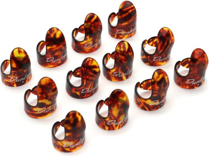 Dunlop 9020R Large Shell Finger Picks (12 pack)